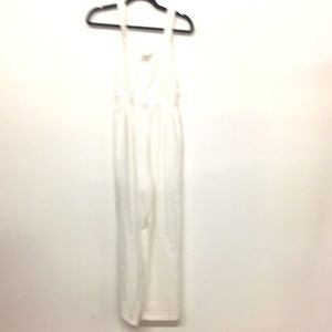 Pink Lily small white backless jumpsuit . Like new. White. Bride